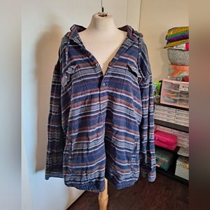 Flannel sweater. 🌈